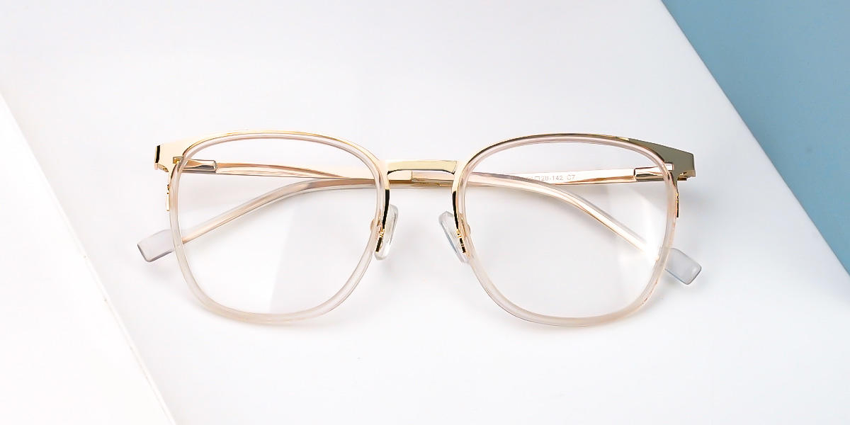 Clear Joelle - Rectangle Glasses