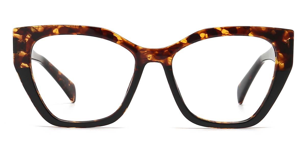 Black Tortoiseshell Abdiel - Square Glasses