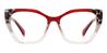 Red Brown Spots Abdiel - Square Glasses