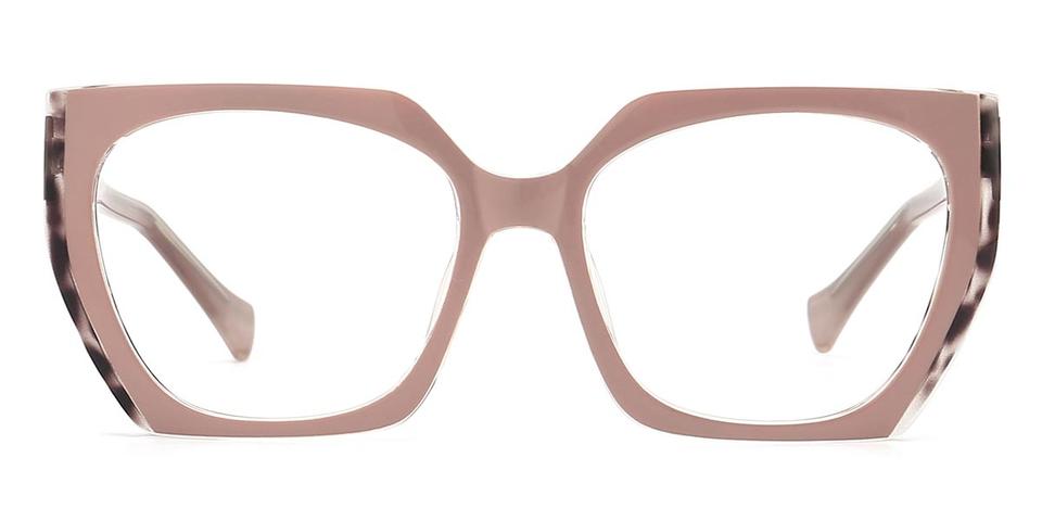 Cameo Brown Brown Spots Elton - Square Glasses