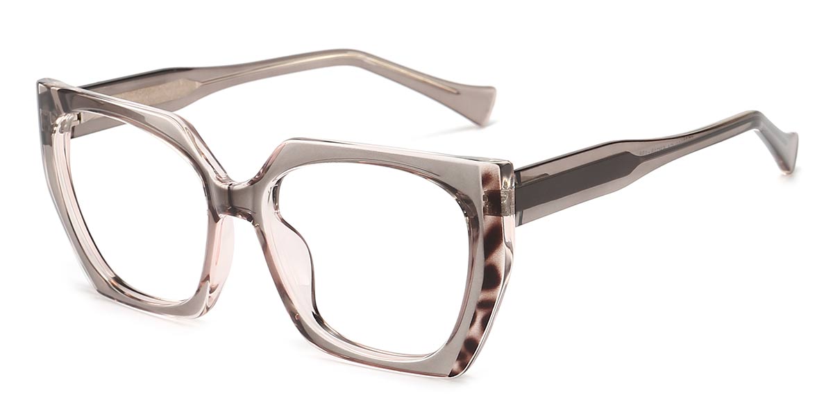 Grey - Square Glasses - Elton