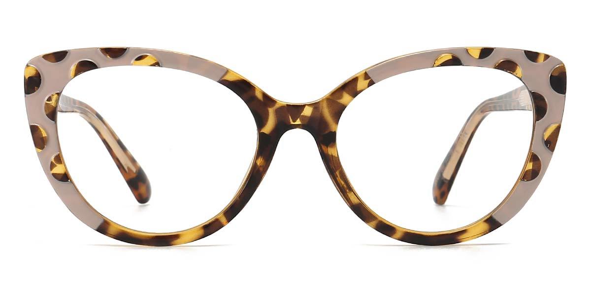 Tortoiseshell Spots Nino - Cat Eye Glasses