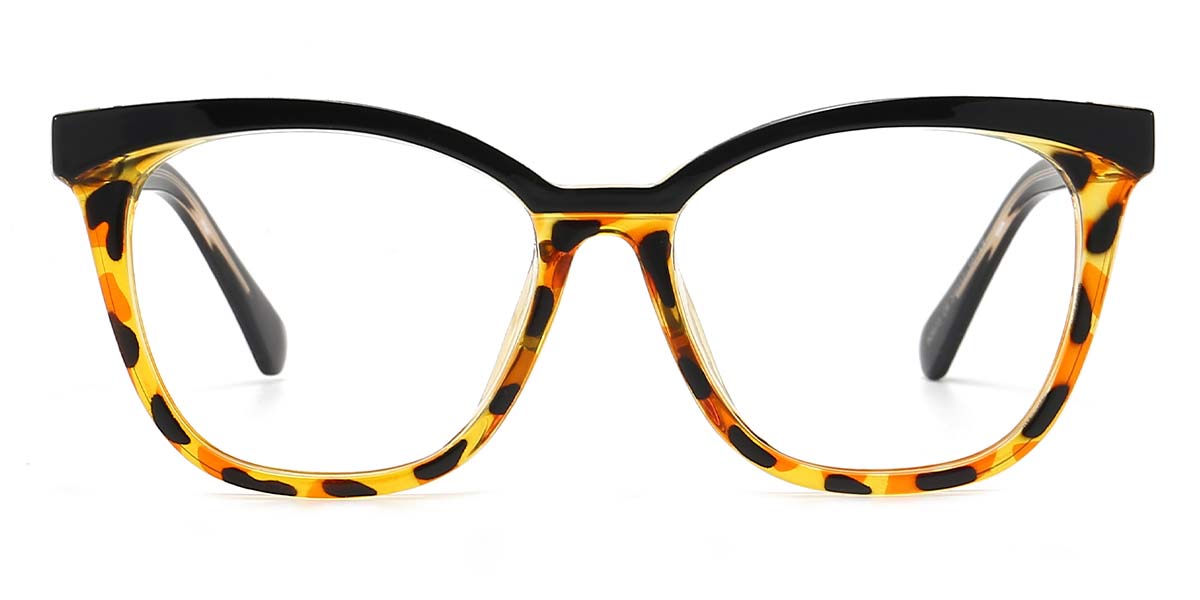 Noir Écaille de tortue Farid Lunettes - Square Glasses