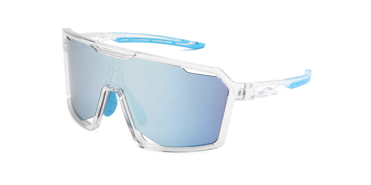 Transparent Blue Ivie - Cycling Glasses
