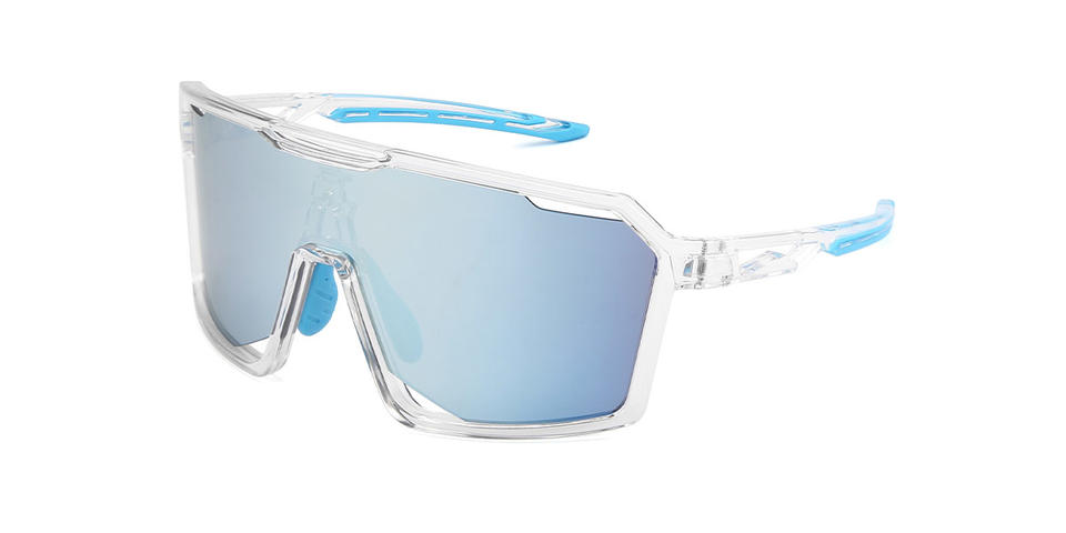 Transparent Blue Ivie - Cycling Glasses