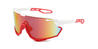 White Red Blue yellow red Lucifer - Cycling Glasses