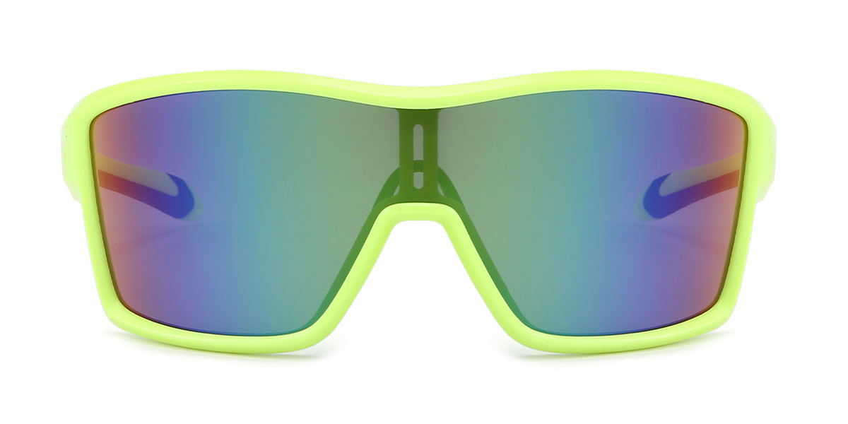 Fluorescent green blue Green Chasity - Cycling Glasses