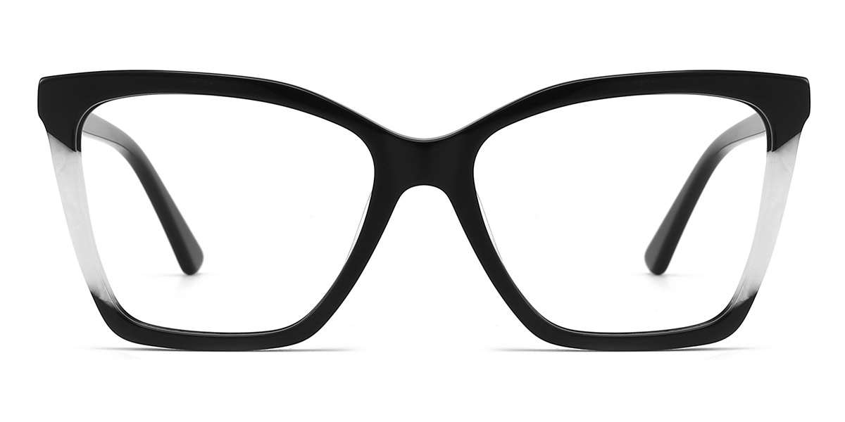 Black - Square Glasses - Baker