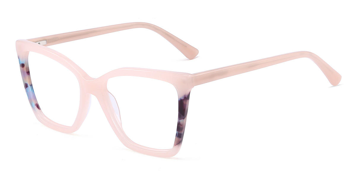 Pink Baker - Square Glasses