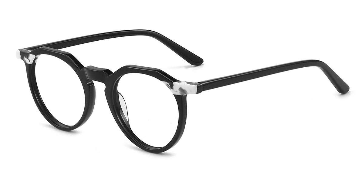 Black - Oval Glasses - Dolly