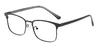 Black Josey - Rectangle Glasses