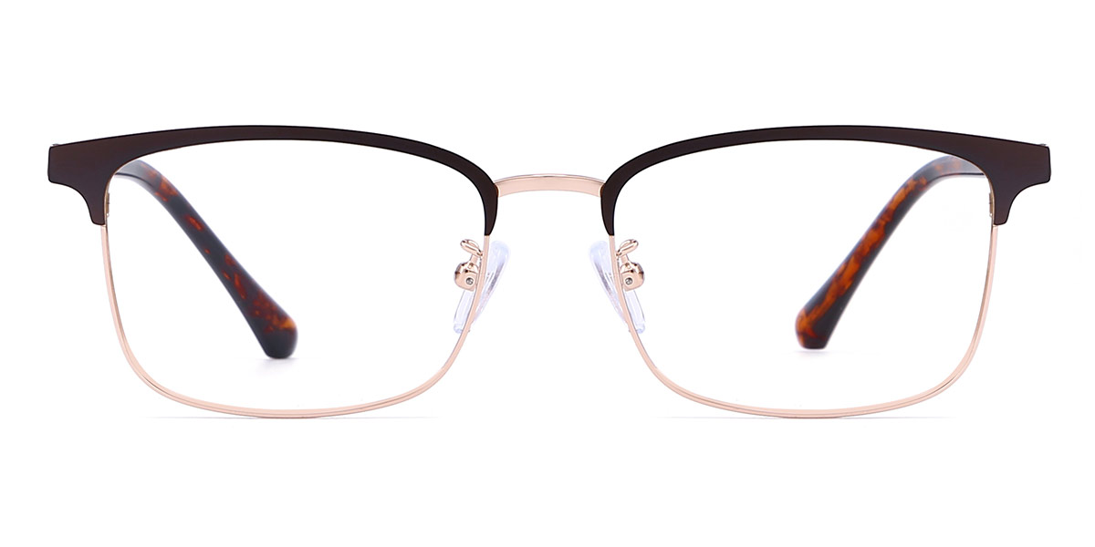 Brown - Rectangle Glasses - Josey