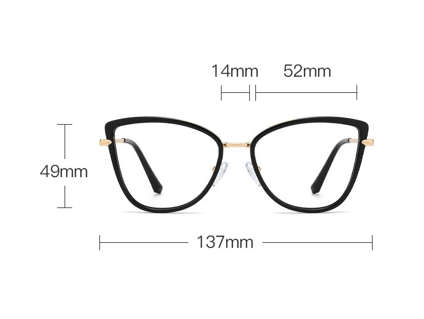 Brian - Cat Eye Black Glasses For Women | Lensmart Online