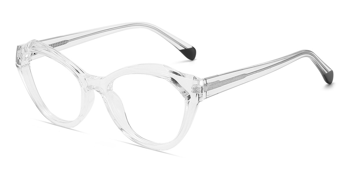 Transparent - Oval Glasses - Bana