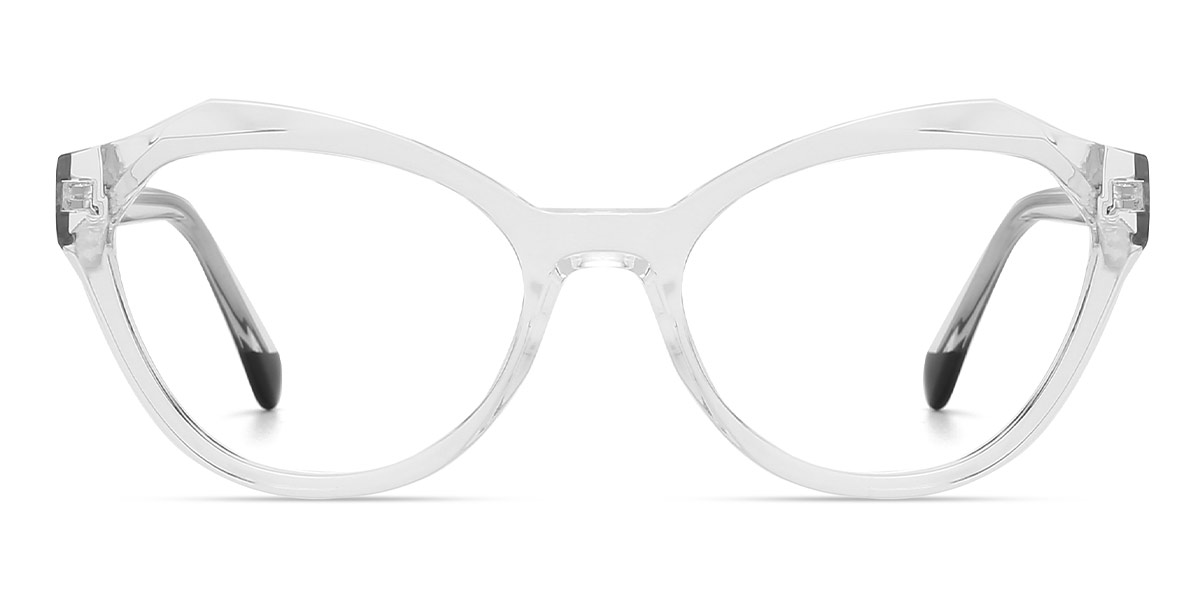 Transparent - Oval Glasses - Bana