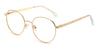 Gold Flint - Oval Glasses