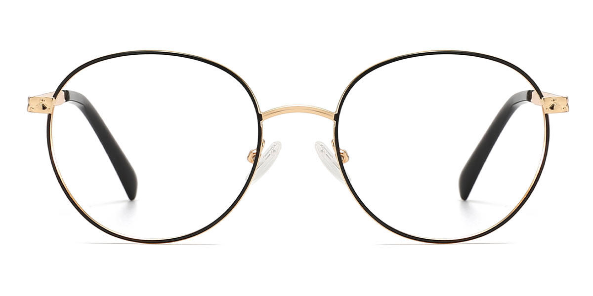 Black Gold Flint - Oval Glasses