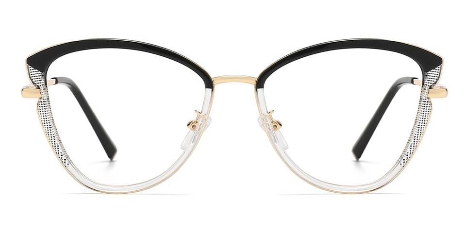 Black Clear Miko - Cat Eye Glasses