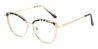 Grey Stripe Naim - Cat Eye Glasses