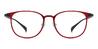Black Red Quill - Rectangle Glasses