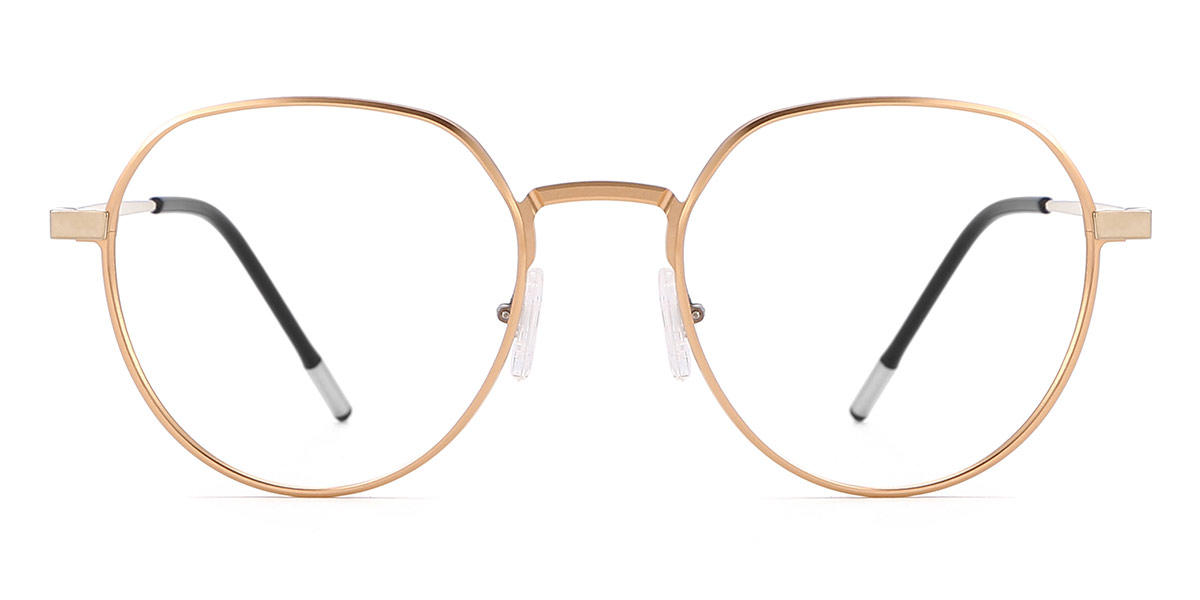 Gold Yumi - Oval Glasses