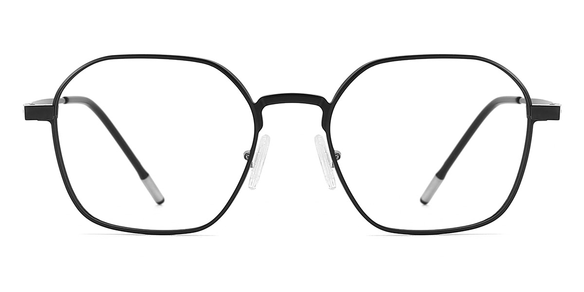 Black - Rectangle Glasses - Aasir