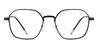 Black Aasir - Rectangle Glasses