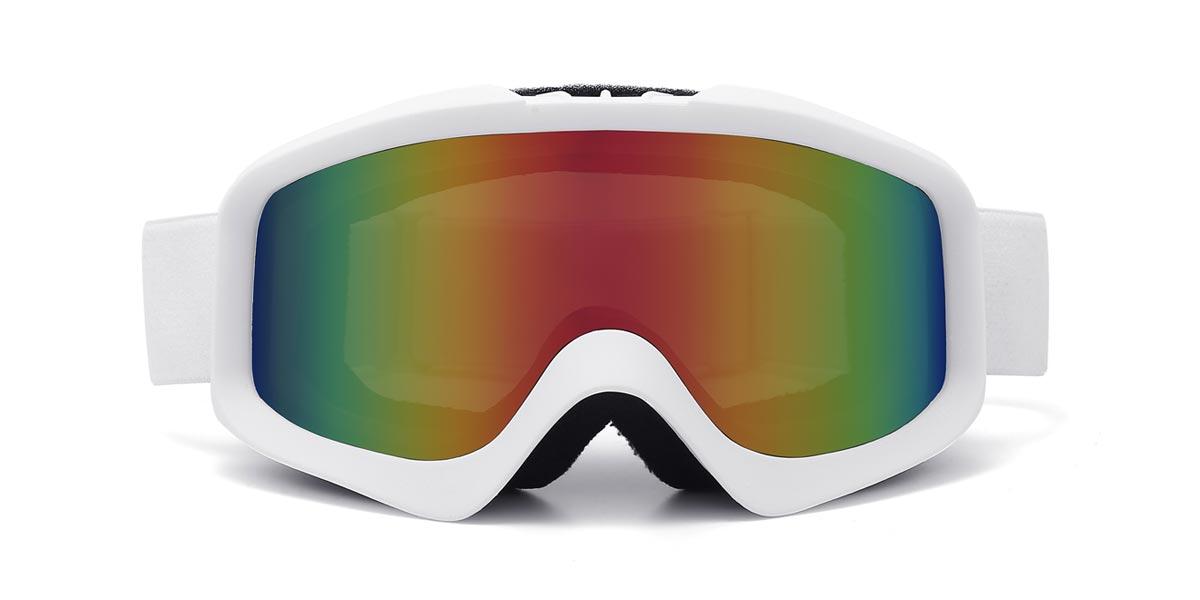 White Color Audrie - Ski Goggles