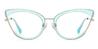 Light Blue Ryver - Cat Eye Glasses