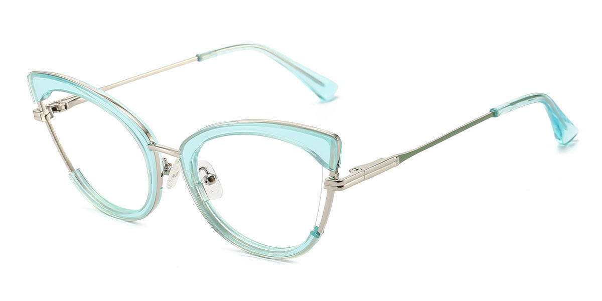 Light Blue Ryver - Cat Eye Glasses