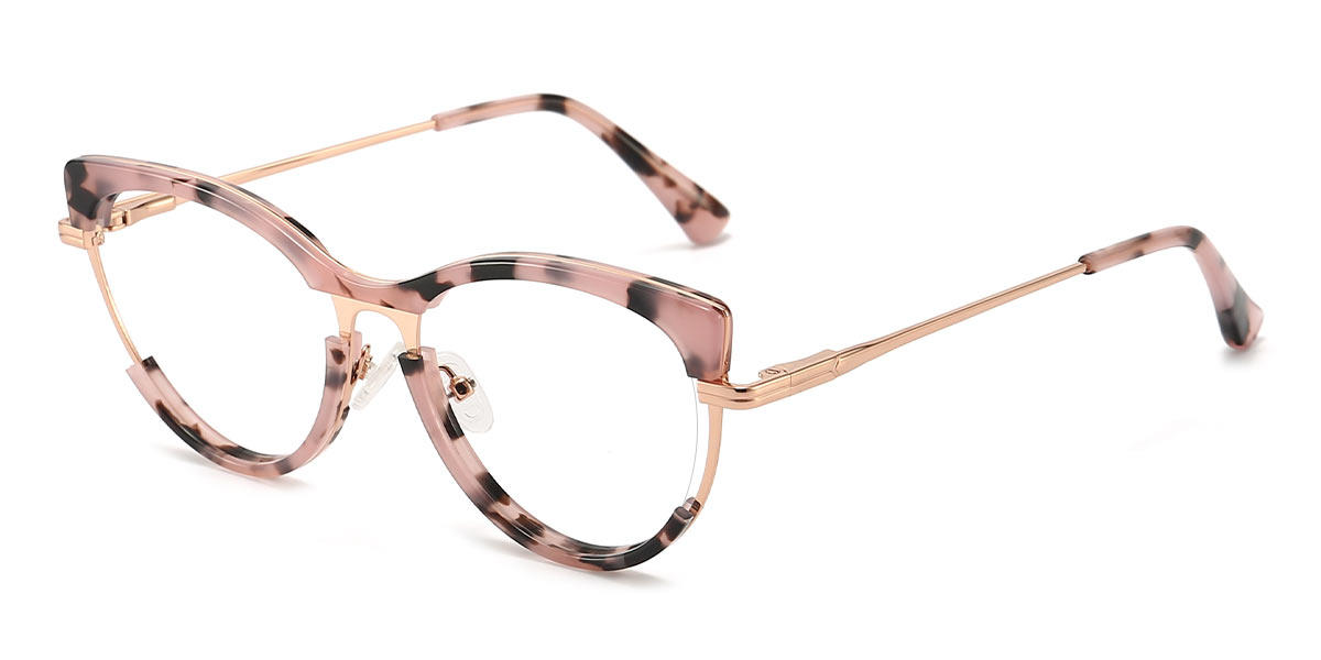 Gold Tawny Tortoiseshell Virat - Cat Eye Glasses
