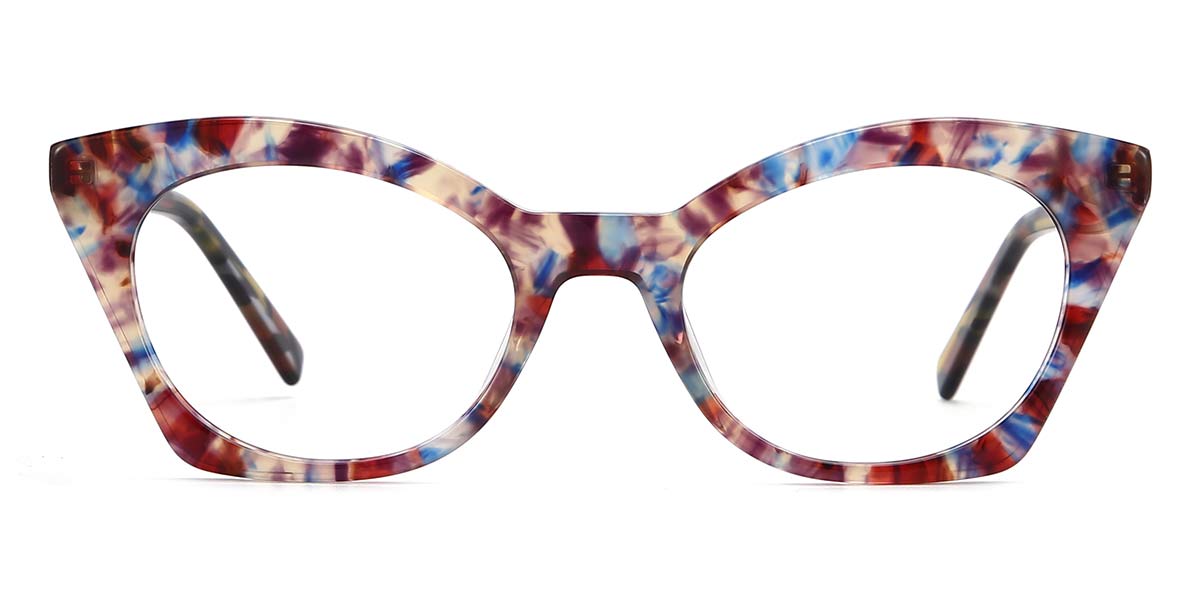 Color Marble - Cat eye Glasses - Apollo