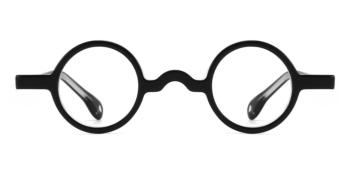 Black - Round Glasses - Ronin