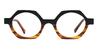 Black Tortoiseshell Baylor - Oval Glasses