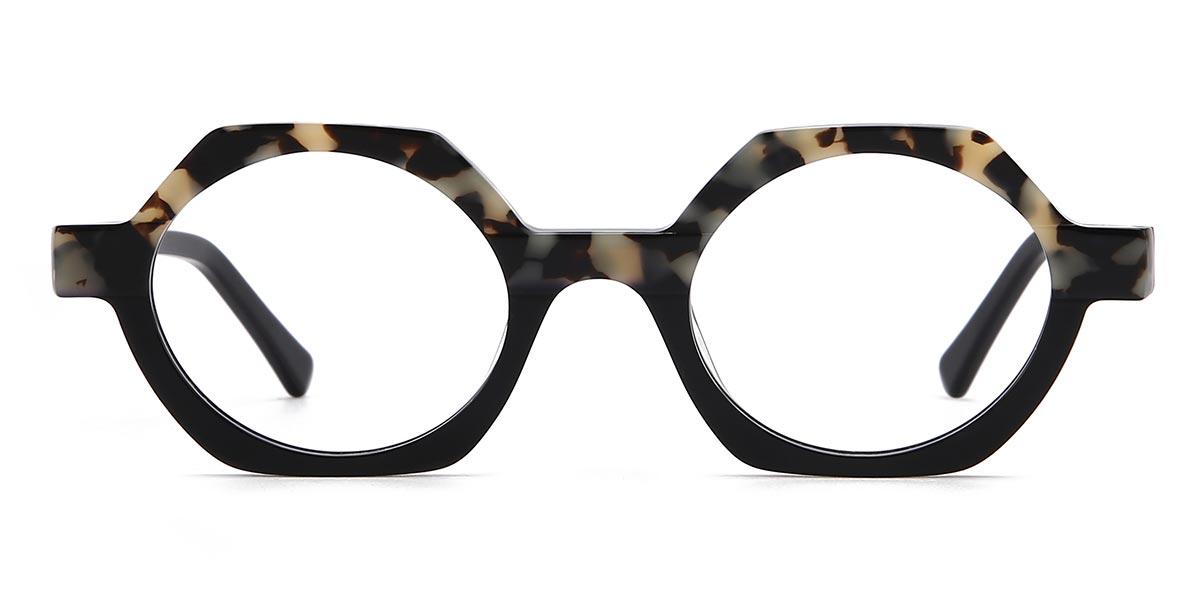 Black Marble - Oval Glasses - Baylor