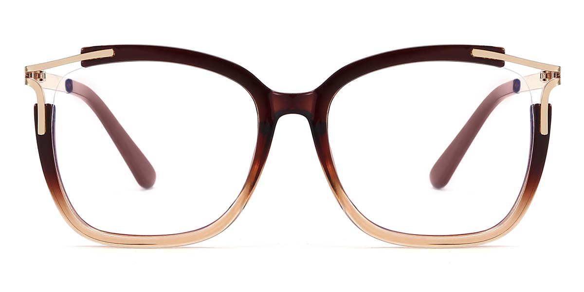 Gradual Tawny - Square Glasses - Kimberly