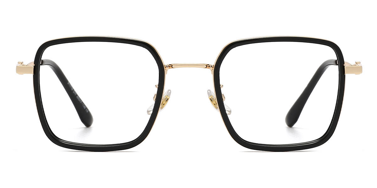Black Gold Giselle - Square Glasses