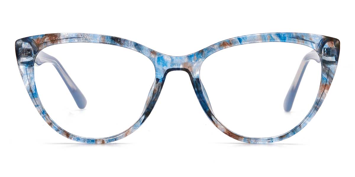 Blue Tortoiseshell - Cat eye Glasses - Adam