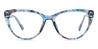 Blue Tortoiseshell Adam - Cat Eye Glasses