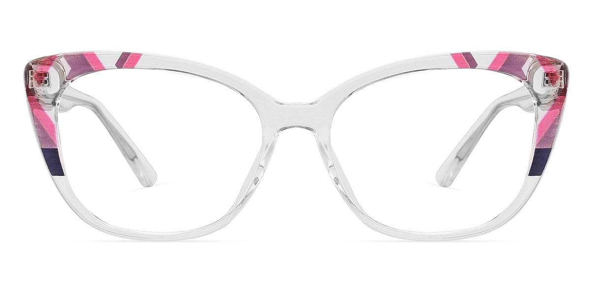 Pink Tortoiseshell - Cat eye Glasses - Alice