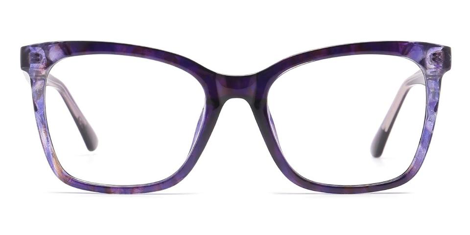 Starry Purple Nolan - Square Glasses