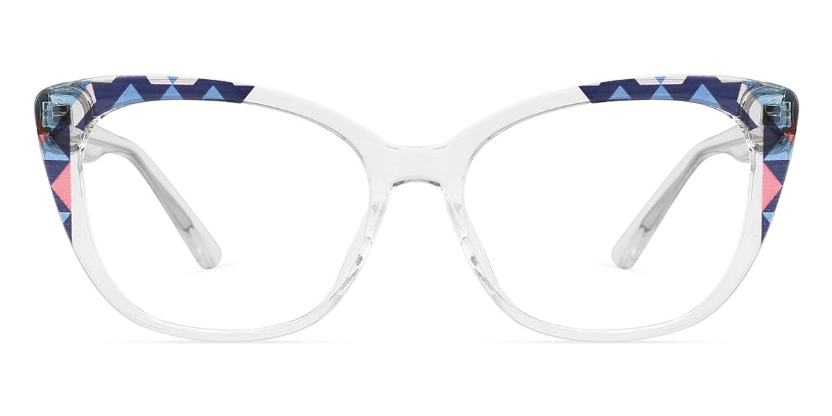 Blue Tortoiseshell - Cat eye Glasses - Alice