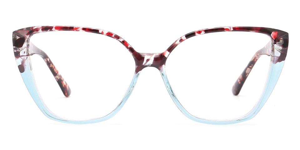Blue Tortoiseshell Xavier - Cat Eye Glasses