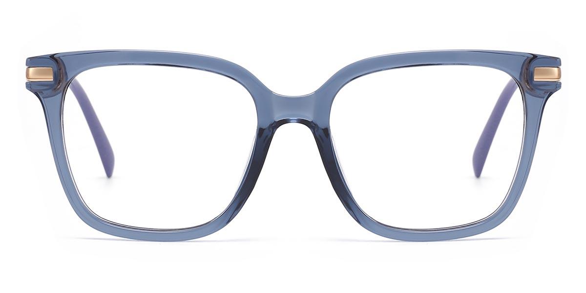 Blue - Square Glasses - Samuel