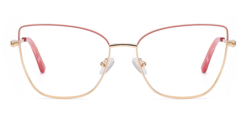 Gold Pink Felix - Cat Eye Glasses
