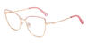 Gold Pink Felix - Cat Eye Glasses