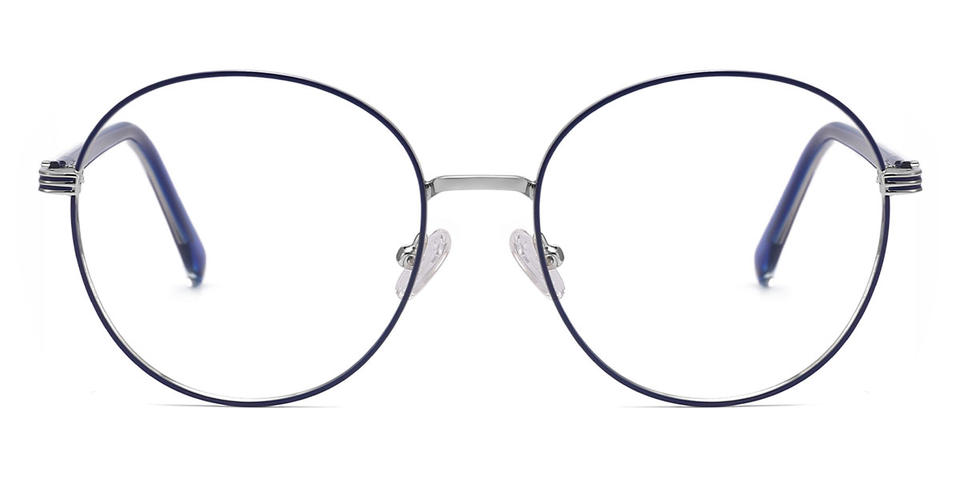 Navy Blue Georgia - Round Glasses