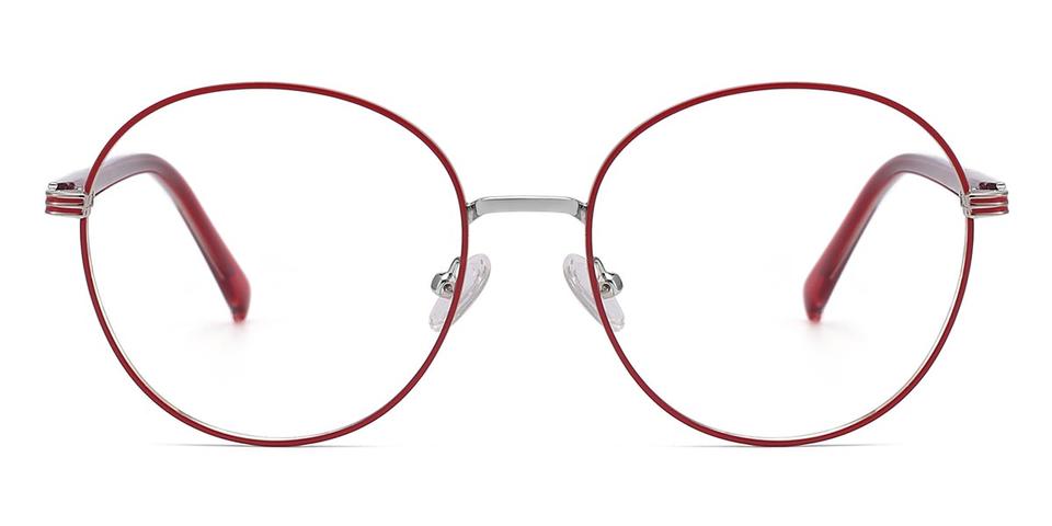 Red Georgia - Round Glasses