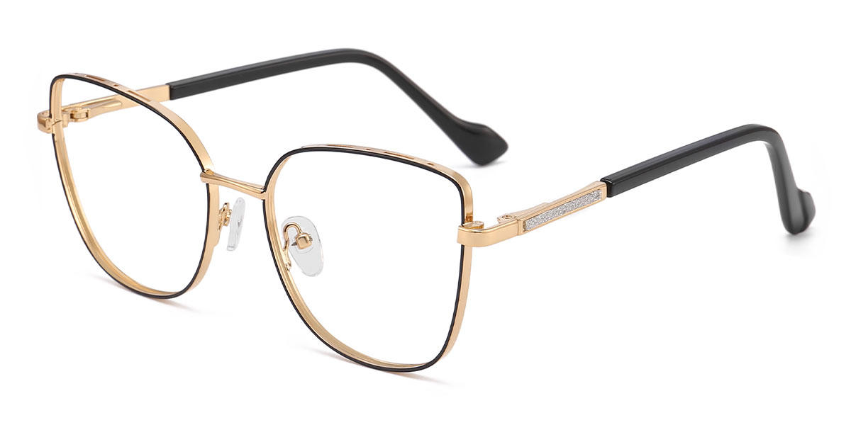 Black Gold Patrick - Cat Eye Glasses