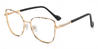 Gold Tortoiseshell Patrick - Cat Eye Glasses